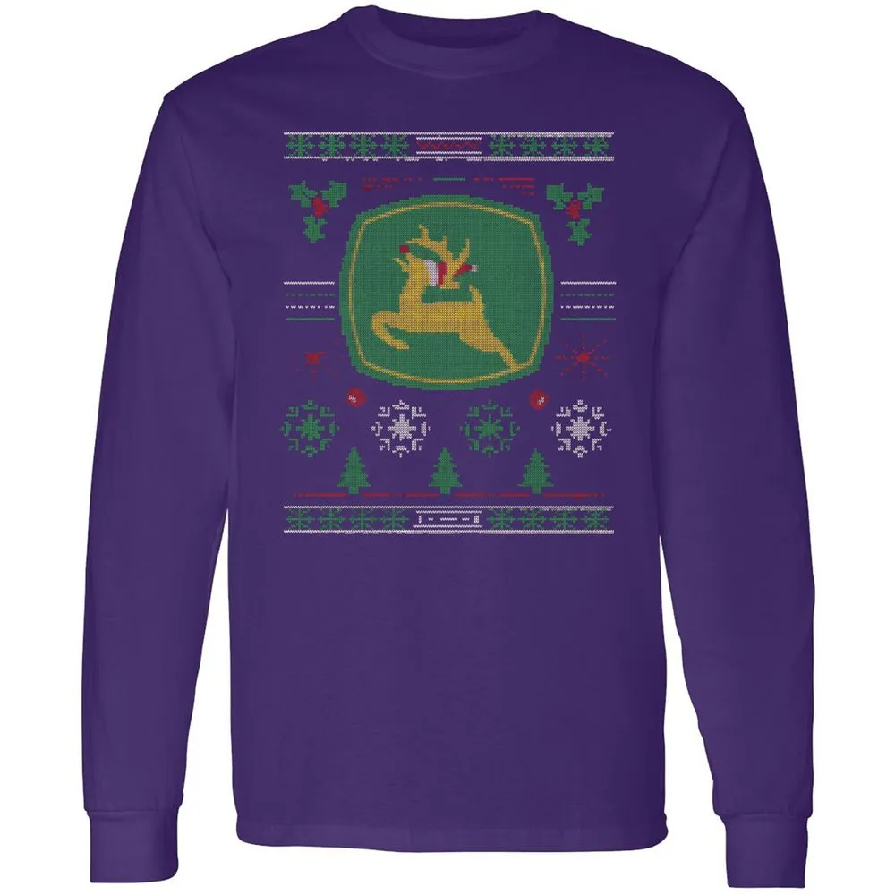 Long Sleeve T-Shirt - YFCPXATQ - Purple - 13