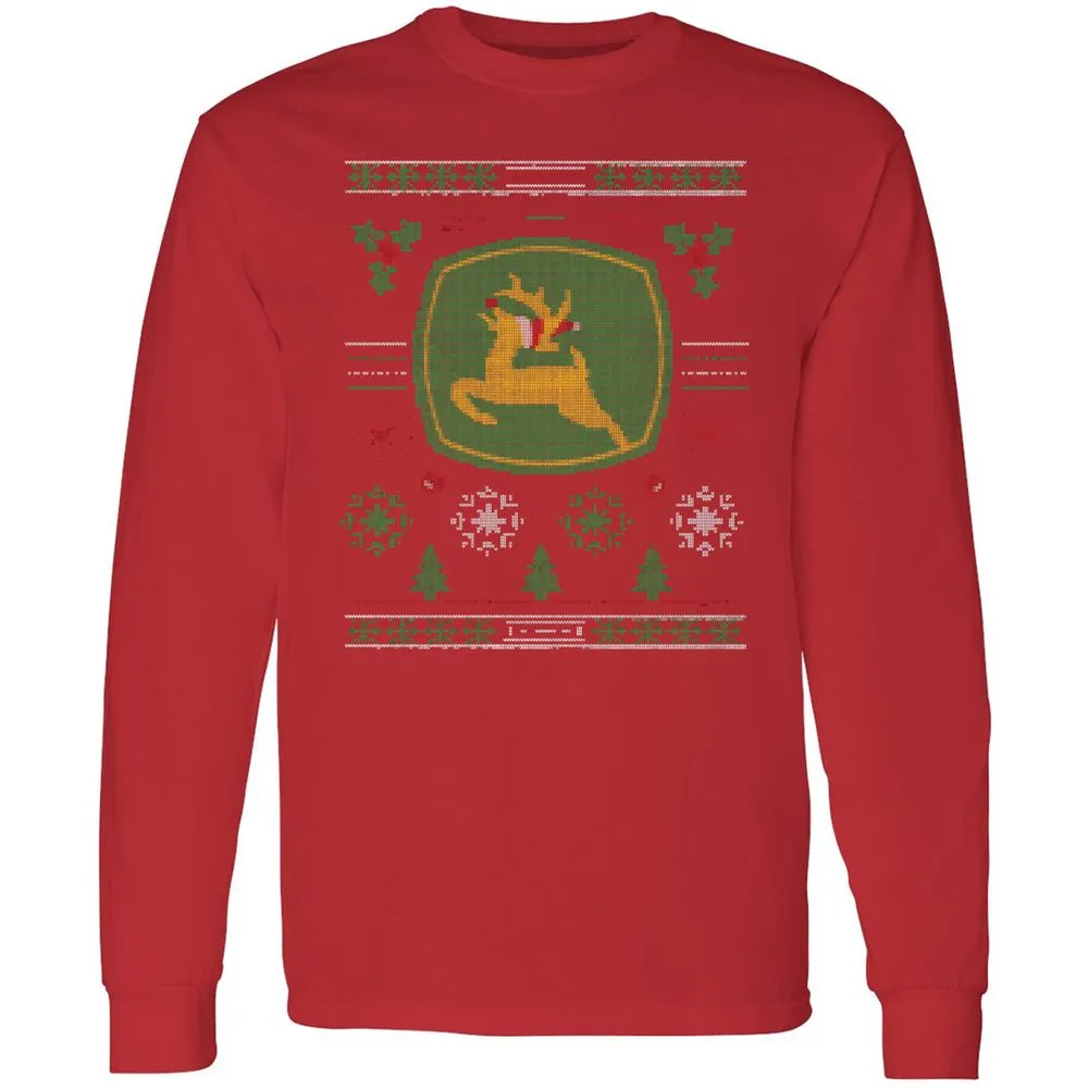 Long Sleeve T-Shirt - YFCPXATQ - Red - 14