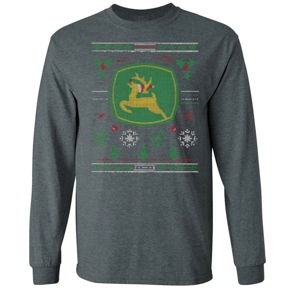 Long Sleeve T-Shirt - YFCPXATQ - Dark Heather - 15
