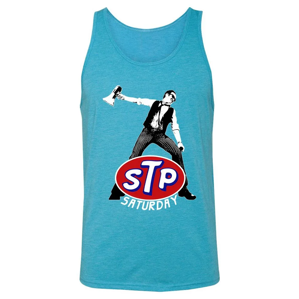 Unisex Jersey Tank - BL46XGEB - Aqua Triblend - 3