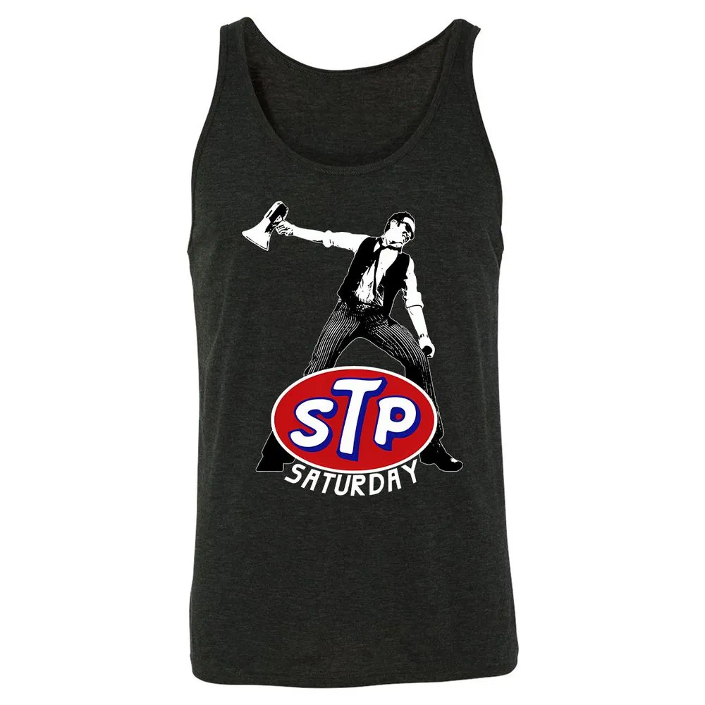 Unisex Jersey Tank - BL46XGEB - Charcoal Black Triblend - 5