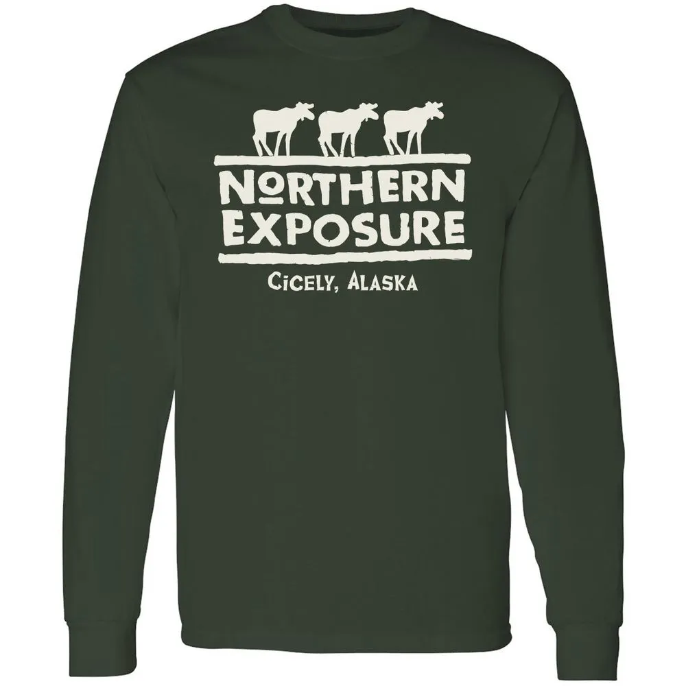 Long Sleeve T-Shirt - 5GCQRB23 - Forest Green - 4