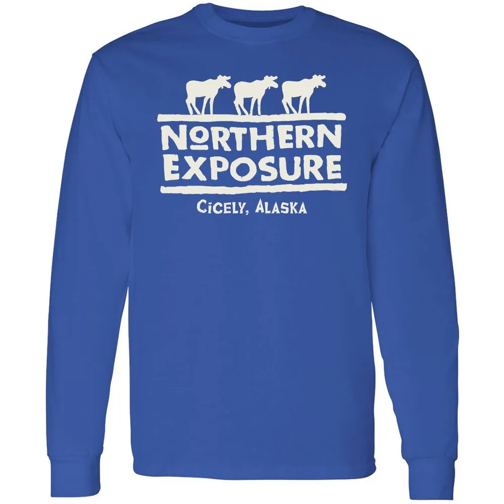 Long Sleeve T-Shirt - 5GCQRB23 - Royal - 8