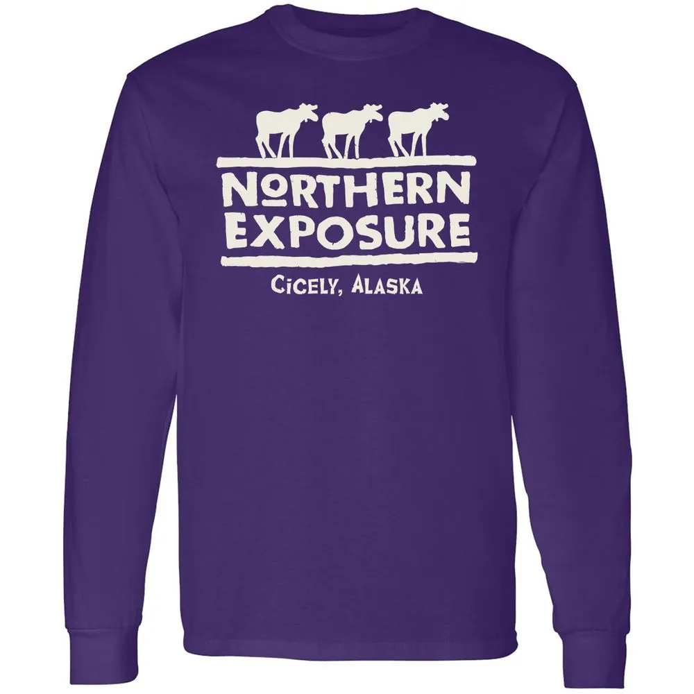 Long Sleeve T-Shirt - 5GCQRB23 - Purple - 13