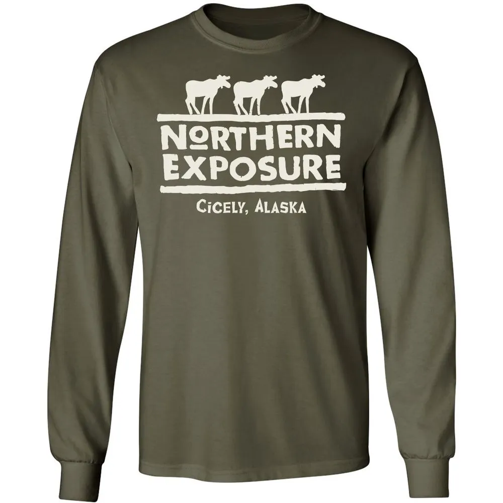 Long Sleeve T-Shirt - 5GCQRB23 - Military Green - 16