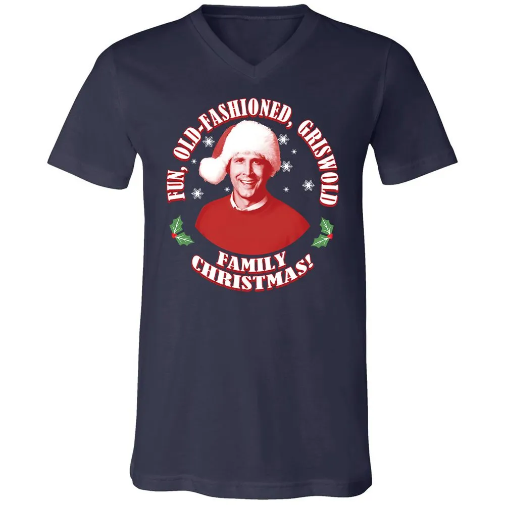 Unisex V-Neck T-Shirt - N6367TQD - Navy - 2