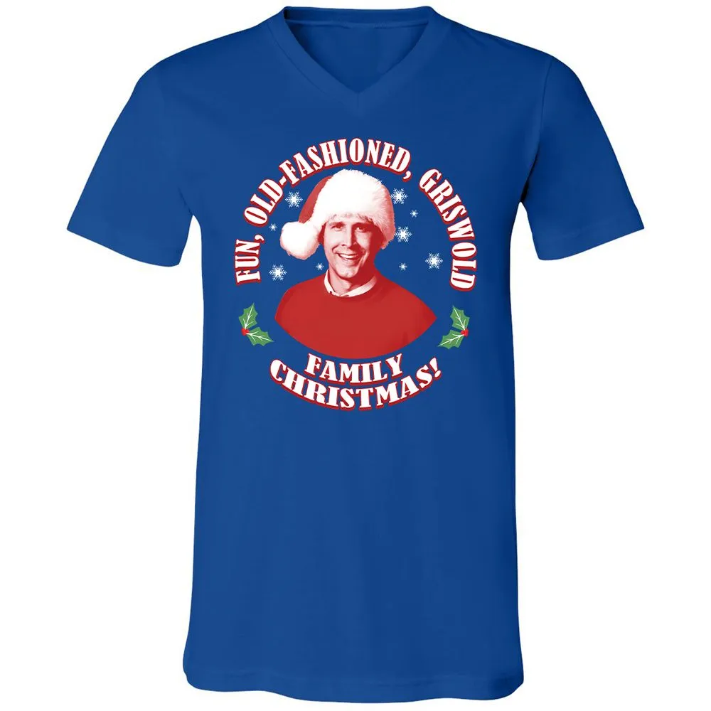 Unisex V-Neck T-Shirt - N6367TQD - True Royal - 4