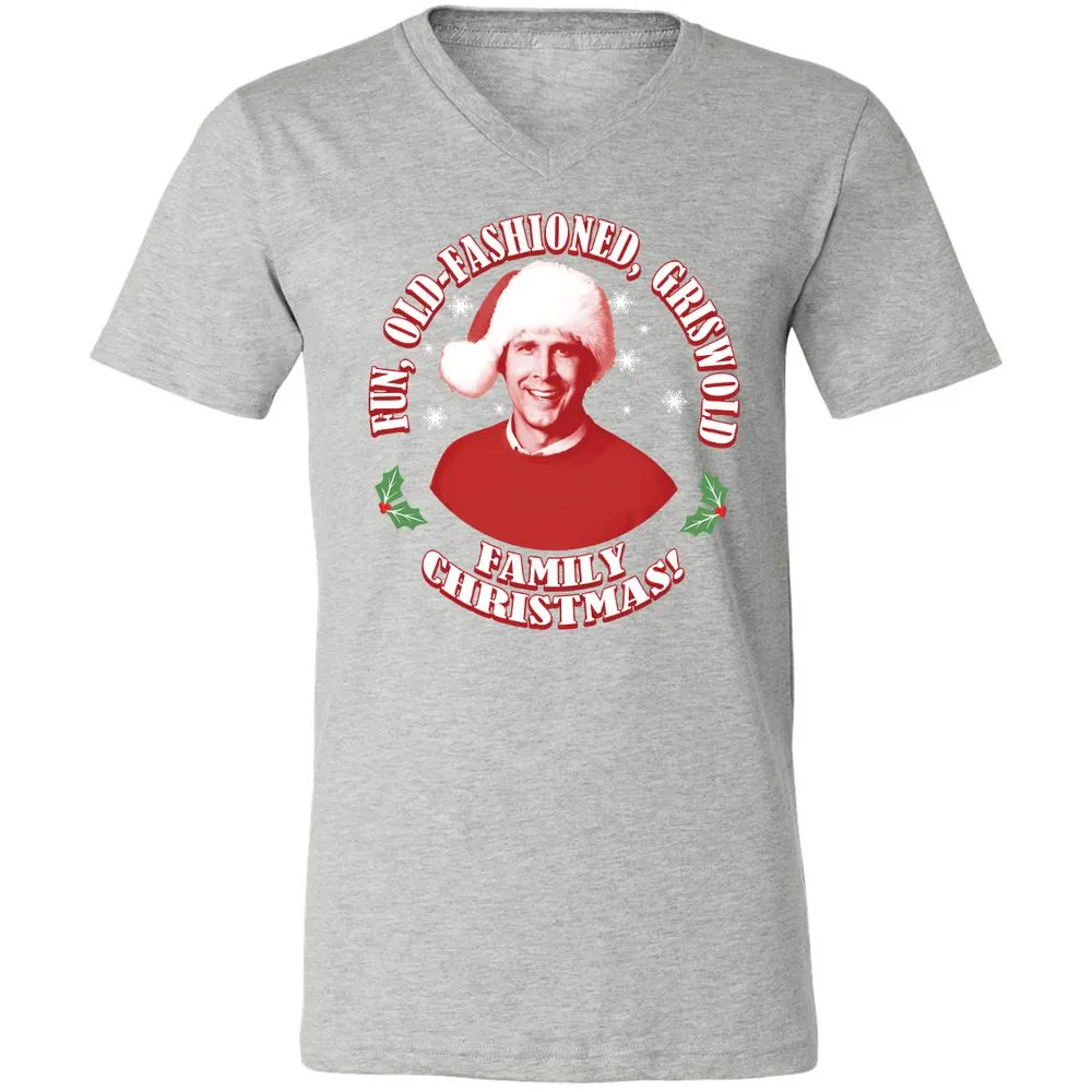 Unisex V-Neck T-Shirt - N6367TQD - Athletic Heather - 7