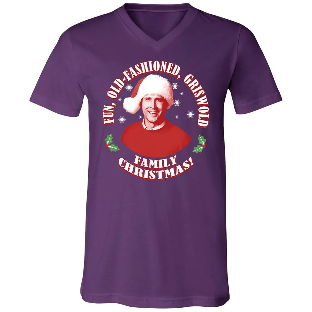 Unisex V-Neck T-Shirt - N6367TQD - Team Purple - 9