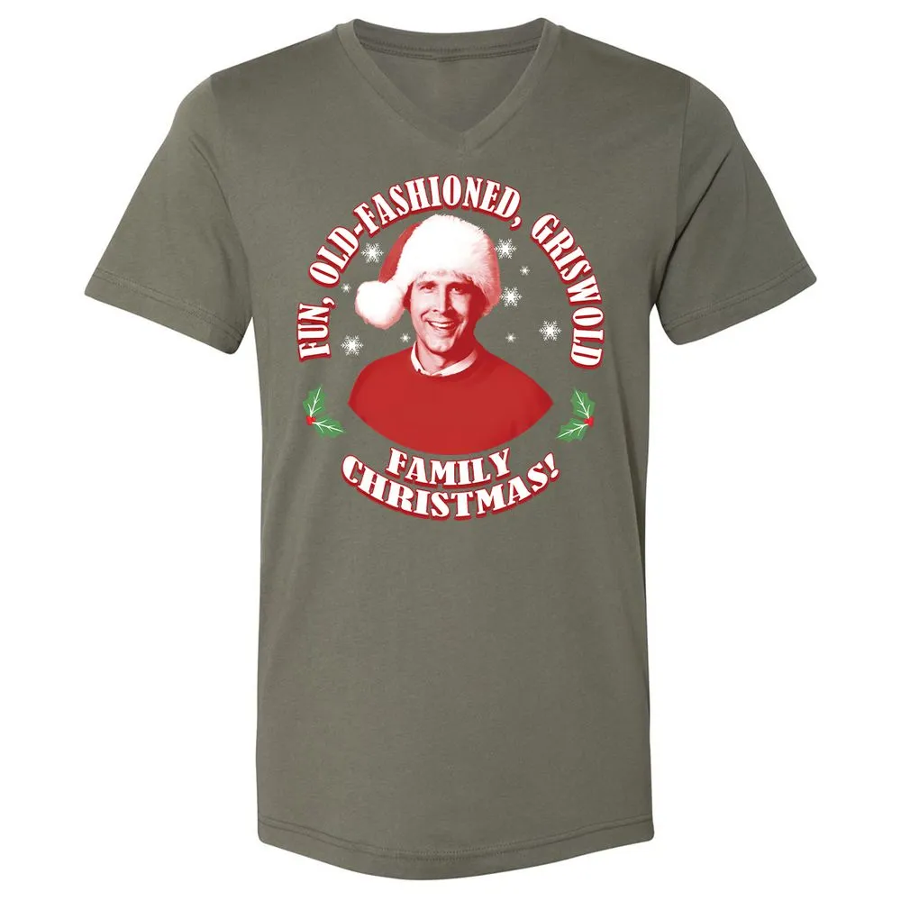 Unisex V-Neck T-Shirt - N6367TQD - Military Green - 10