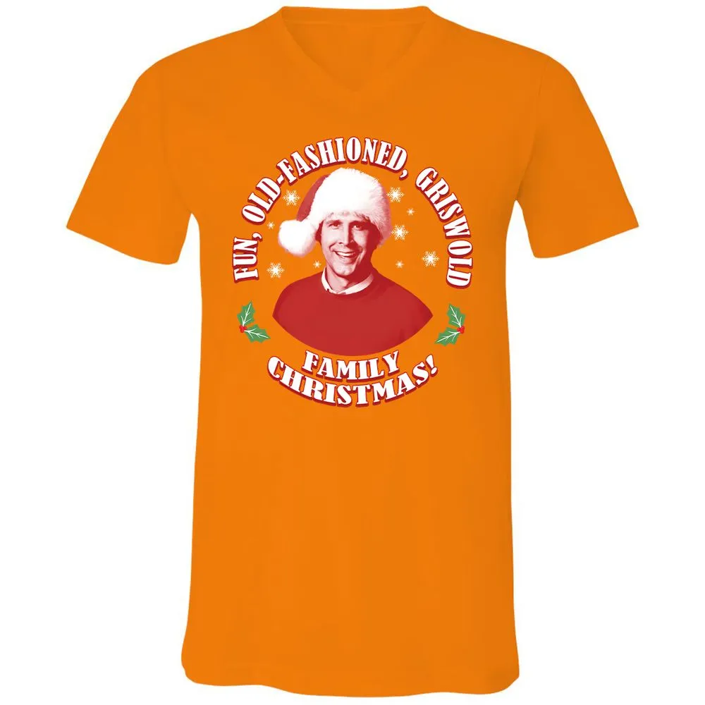 Unisex V-Neck T-Shirt - N6367TQD - Orange - 11