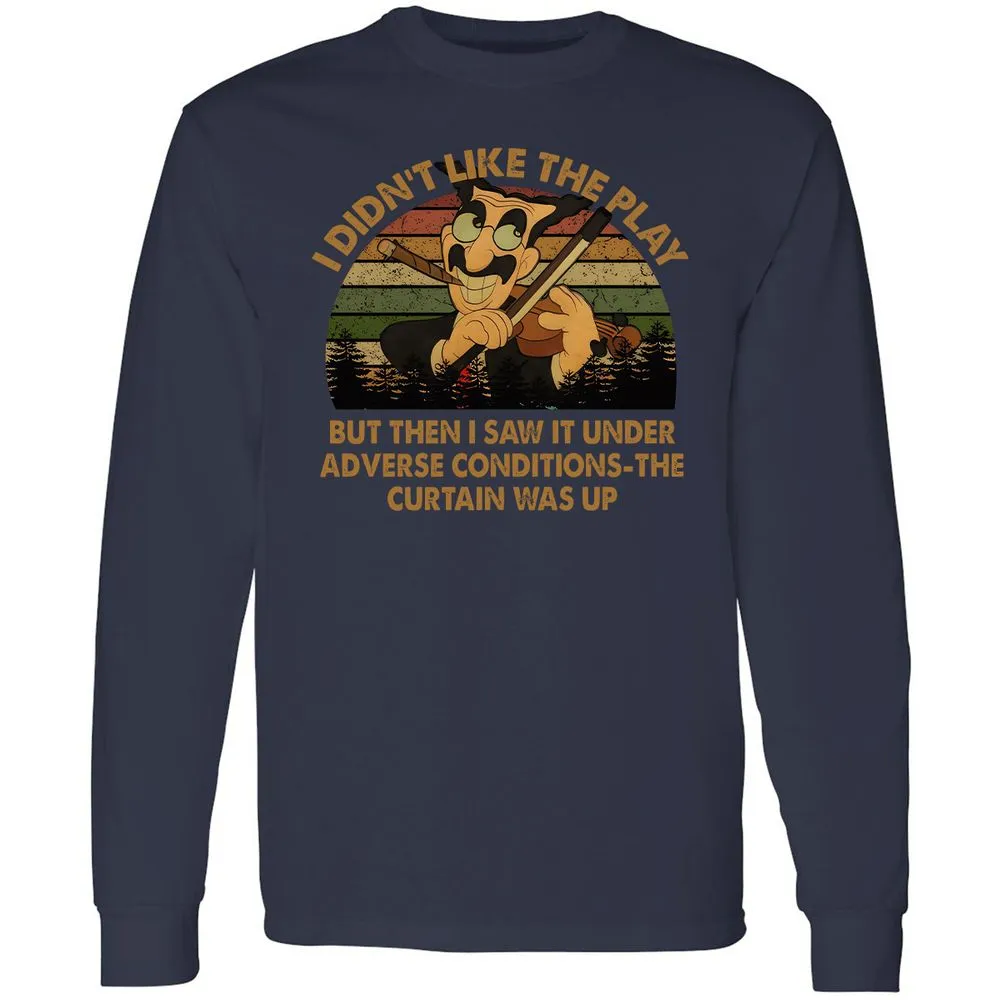 Long Sleeve T-Shirt - F935ZJ2Z - Navy - 2