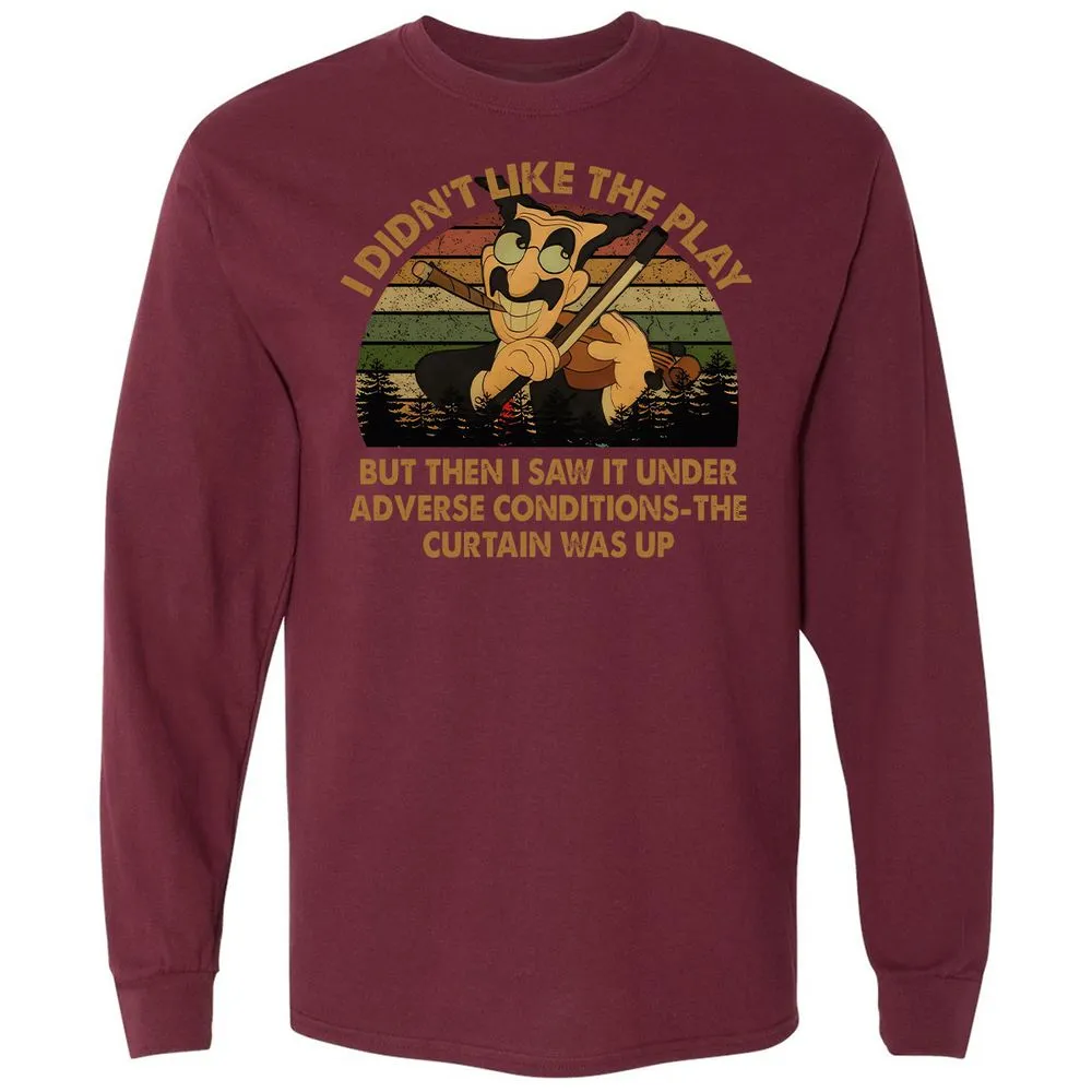 Long Sleeve T-Shirt - F935ZJ2Z - Maroon - 11