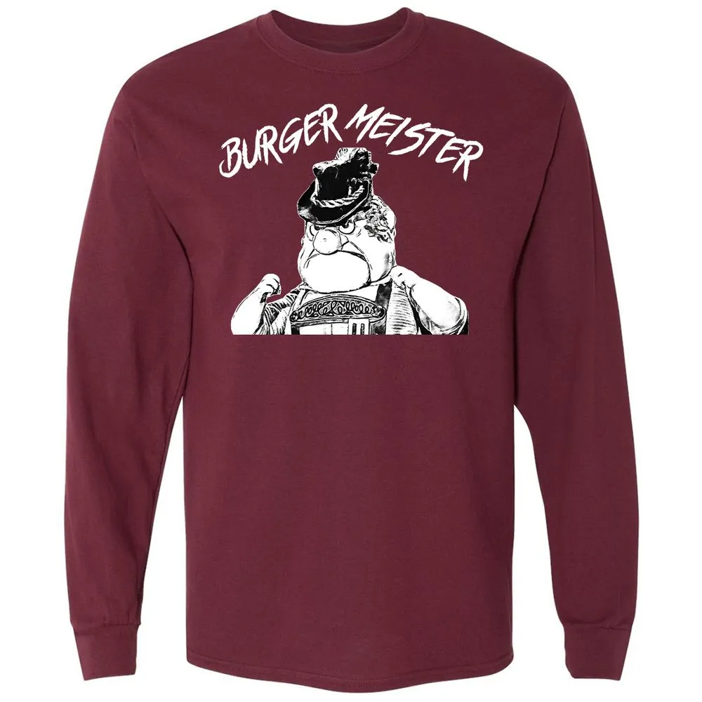 Long Sleeve T-Shirt - 3RG8KCS2 - Maroon - 11