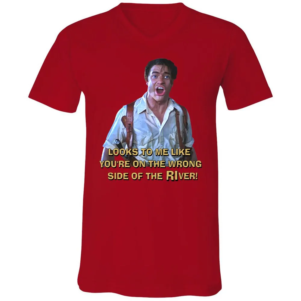 Unisex V-Neck T-Shirt - K8MCTVEW - Red - 3