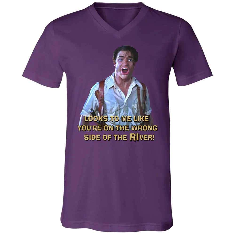 Unisex V-Neck T-Shirt - K8MCTVEW - Team Purple - 9