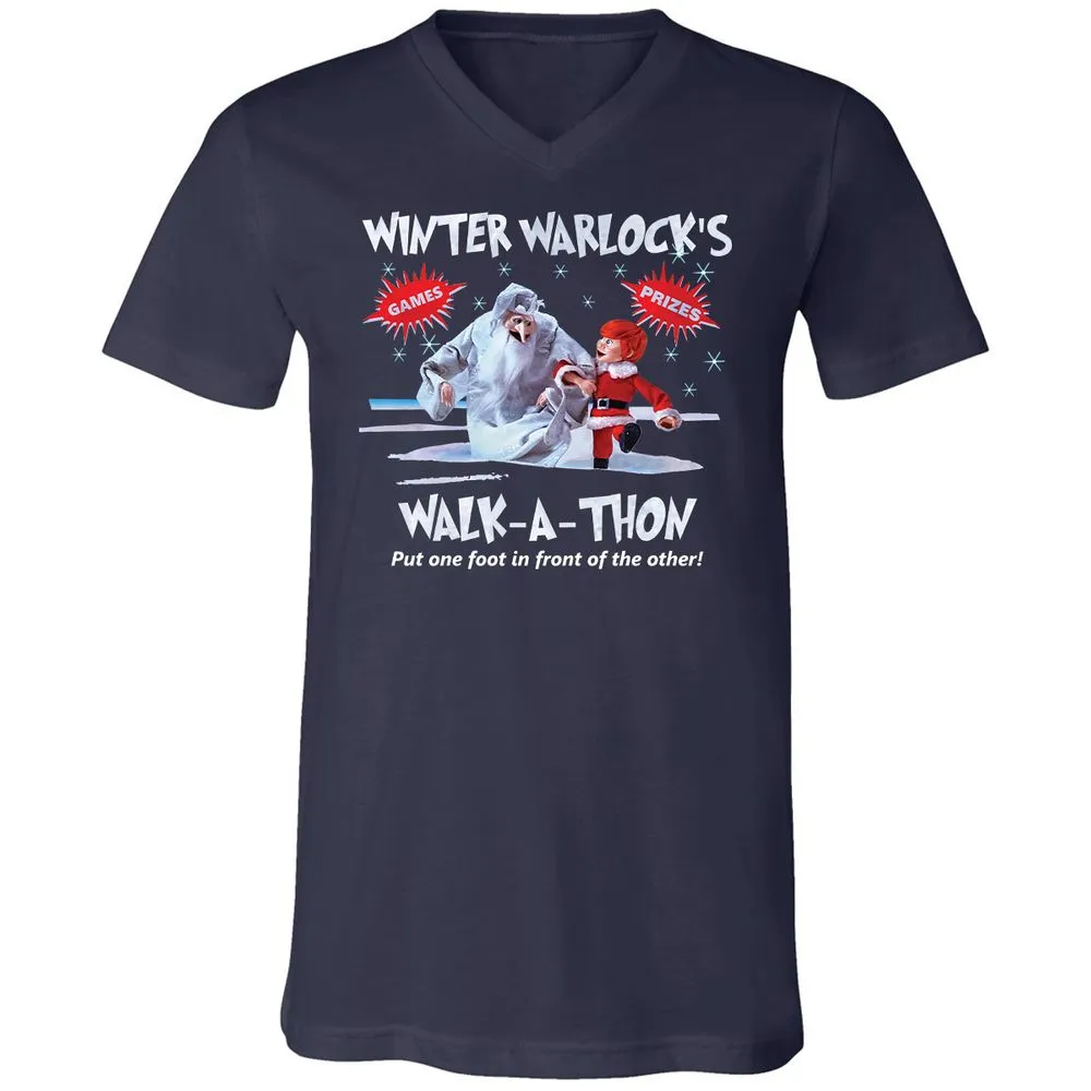 Unisex V-Neck T-Shirt - H9KP1WN9 - Navy - 2
