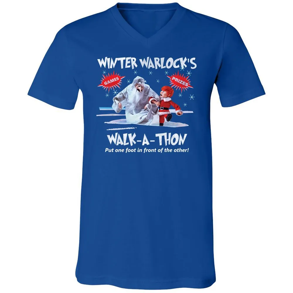 Unisex V-Neck T-Shirt - H9KP1WN9 - True Royal - 4
