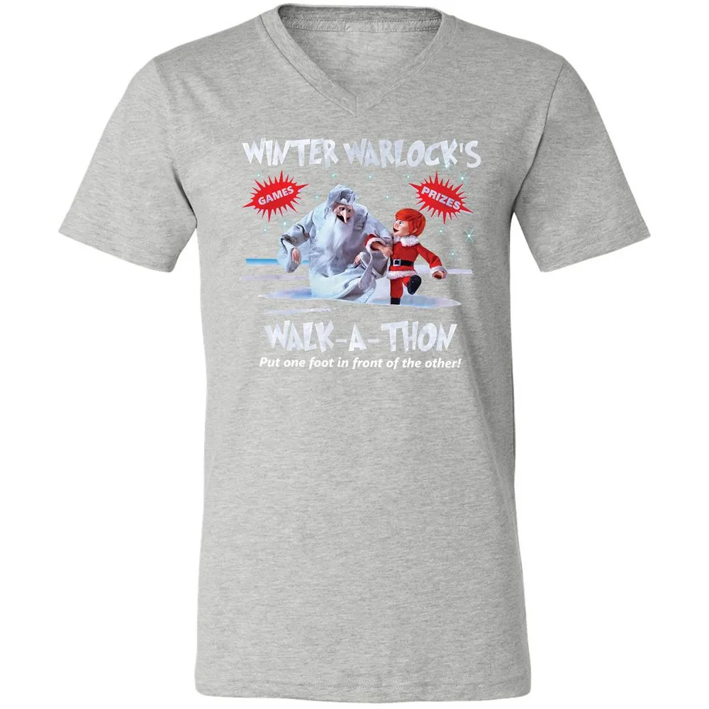 Unisex V-Neck T-Shirt - H9KP1WN9 - Athletic Heather - 7