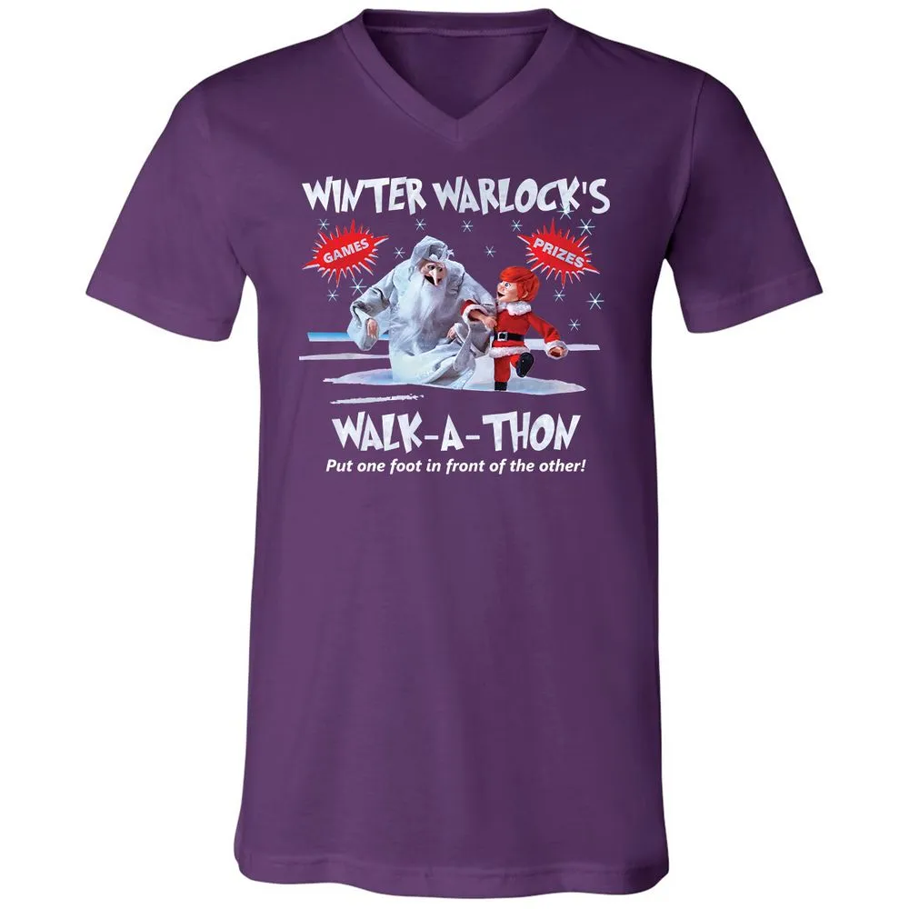 Unisex V-Neck T-Shirt - H9KP1WN9 - Team Purple - 9