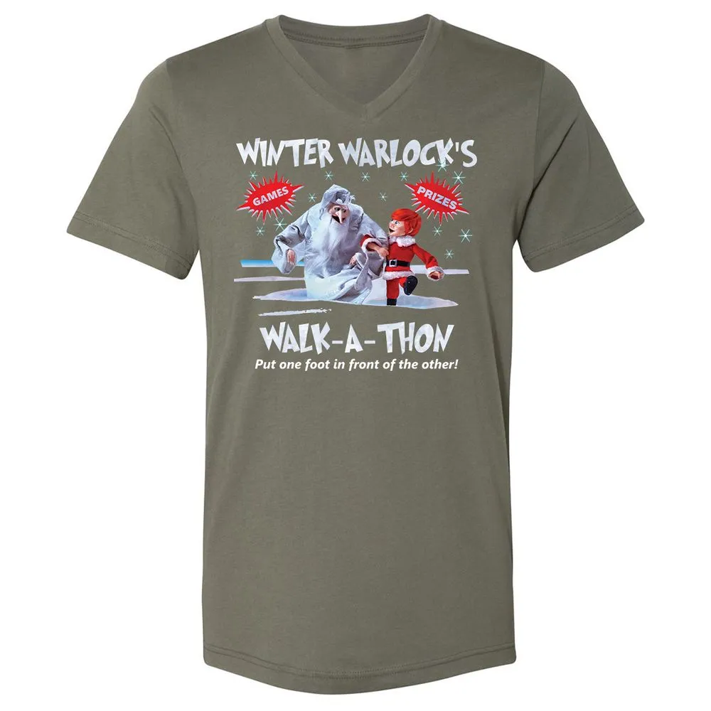Unisex V-Neck T-Shirt - H9KP1WN9 - Military Green - 10