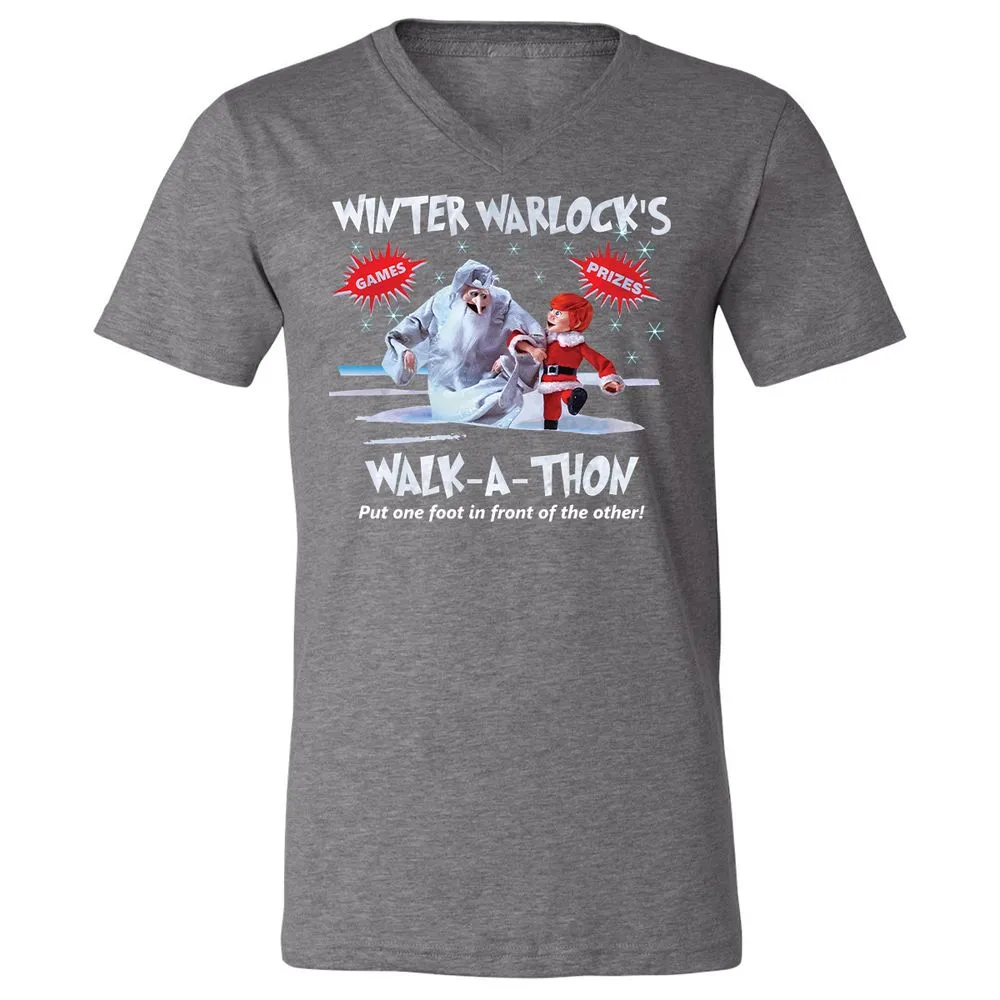 Unisex V-Neck T-Shirt - H9KP1WN9 - Deep Heather - 13