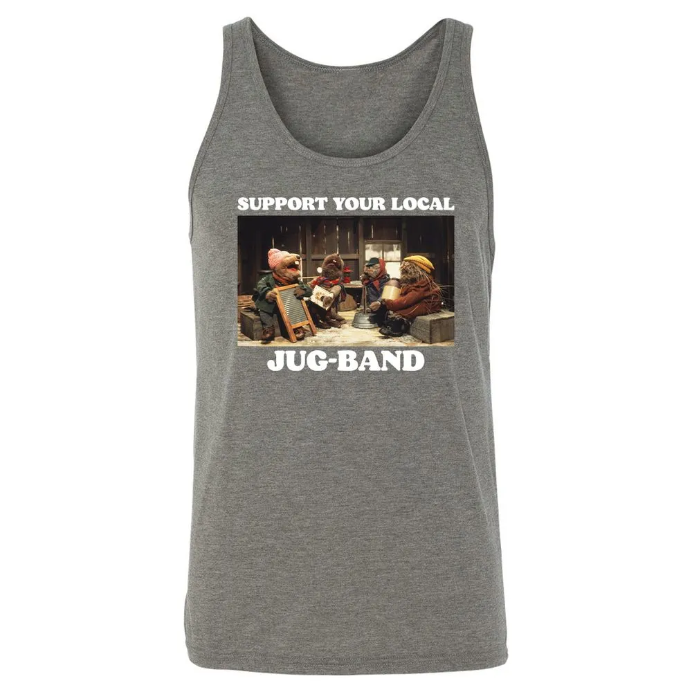 Support Your local - Grey Triblend - 8