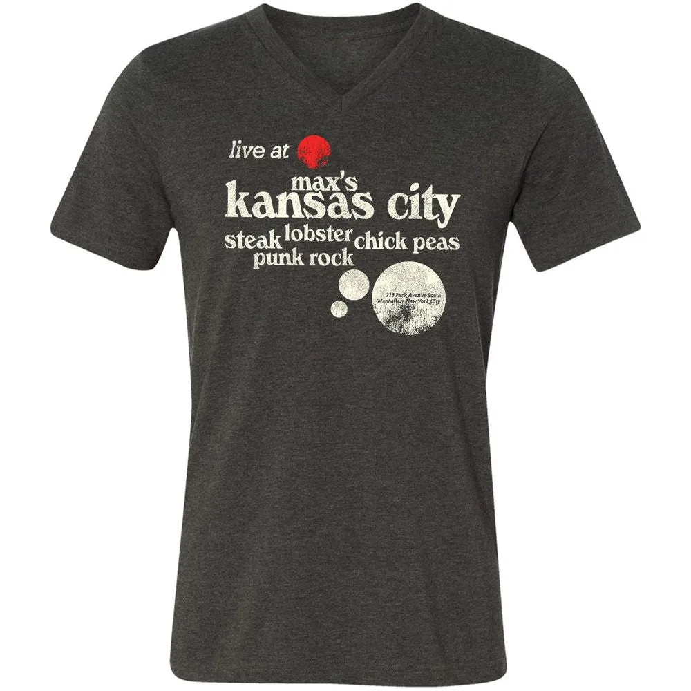 Unisex V-Neck T-Shirt - DFHCD6FU - Dark Grey Heather - 8
