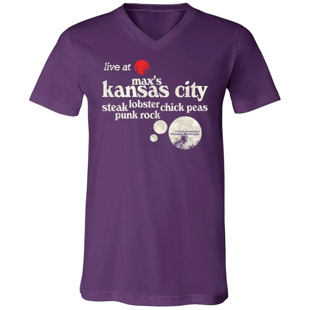 Unisex V-Neck T-Shirt - DFHCD6FU - Team Purple - 9