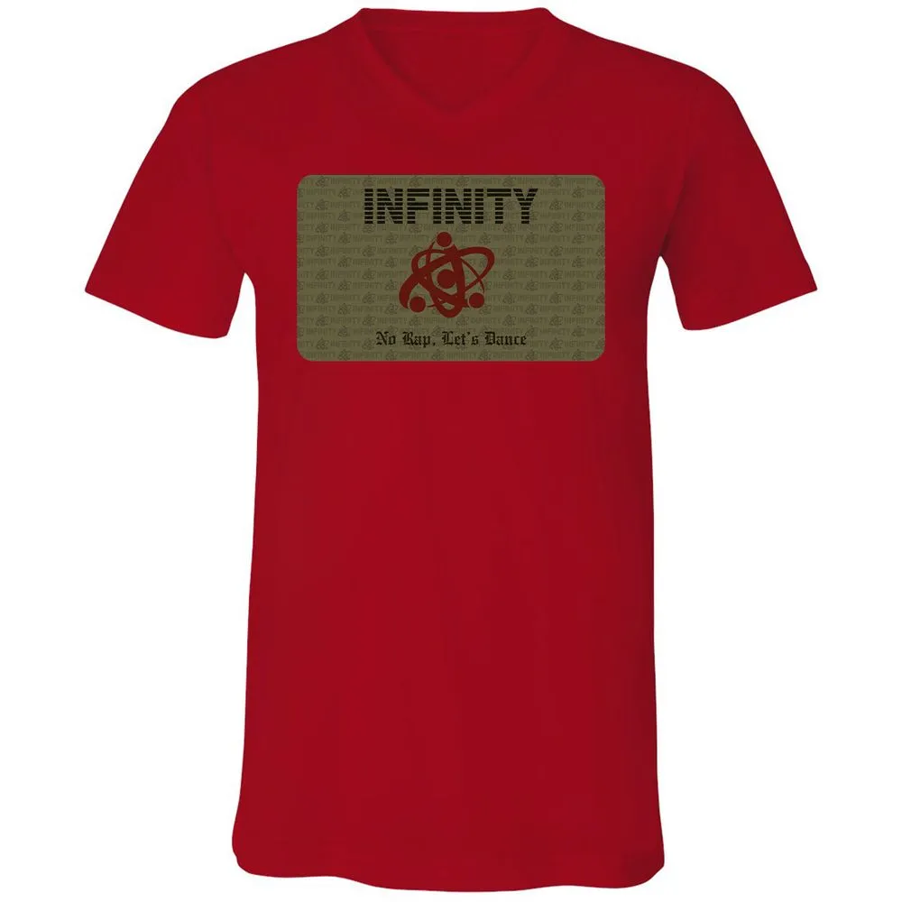 Unisex V-Neck T-Shirt - Y1PE59QF - Red - 3