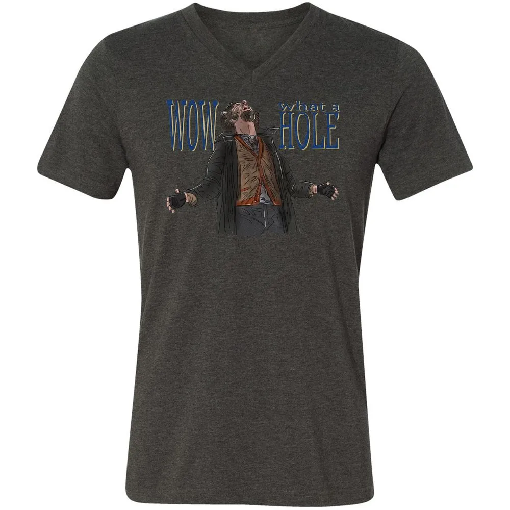 Wow! What a hole! - Dark Grey Heather - 8