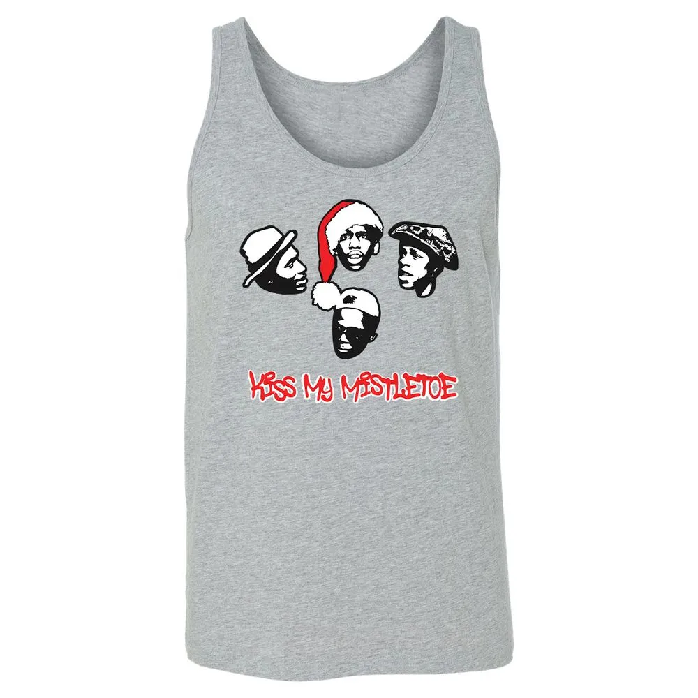 Kiss My Mistletoe Xmas Rap - Athletic Heather - 4