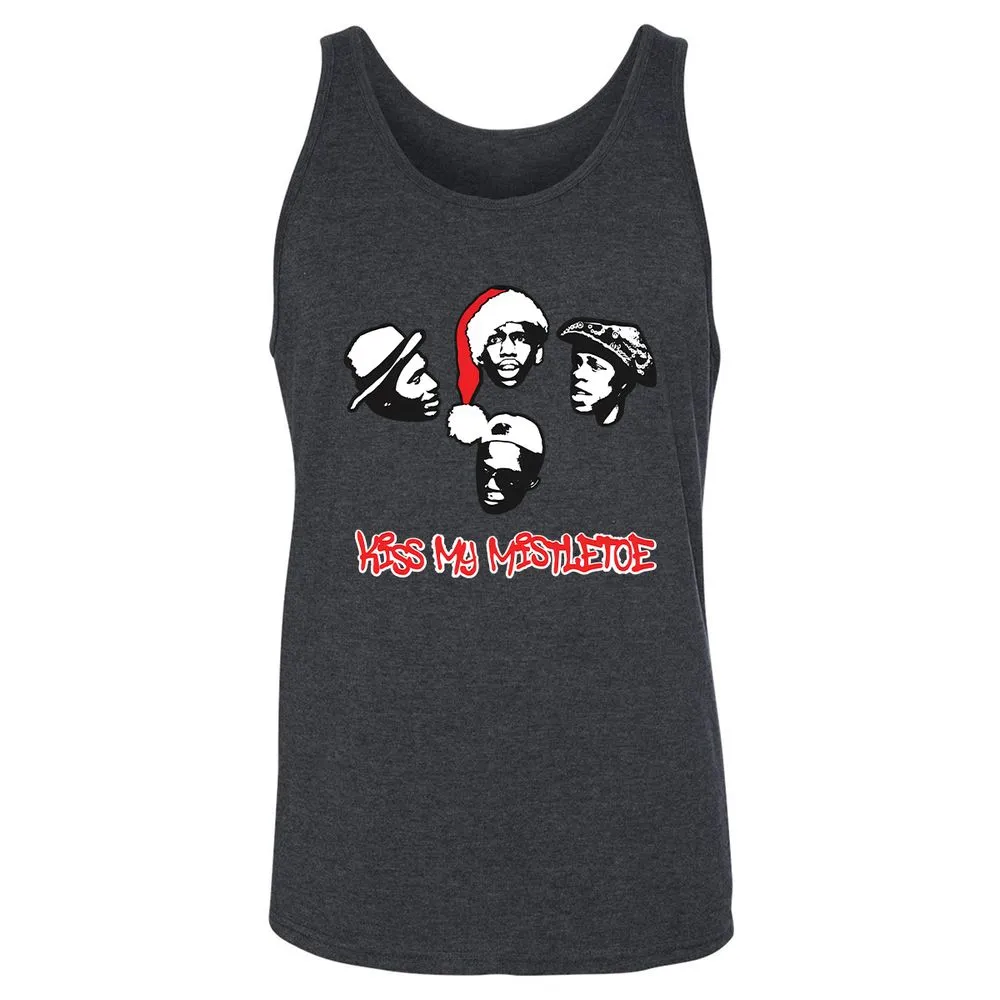 Kiss My Mistletoe Xmas Rap - Dark Grey Heather - 6