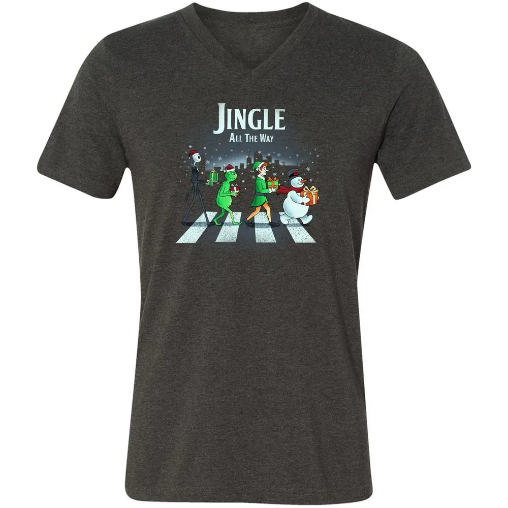 Jingle All The Way - Dark Grey Heather - 8