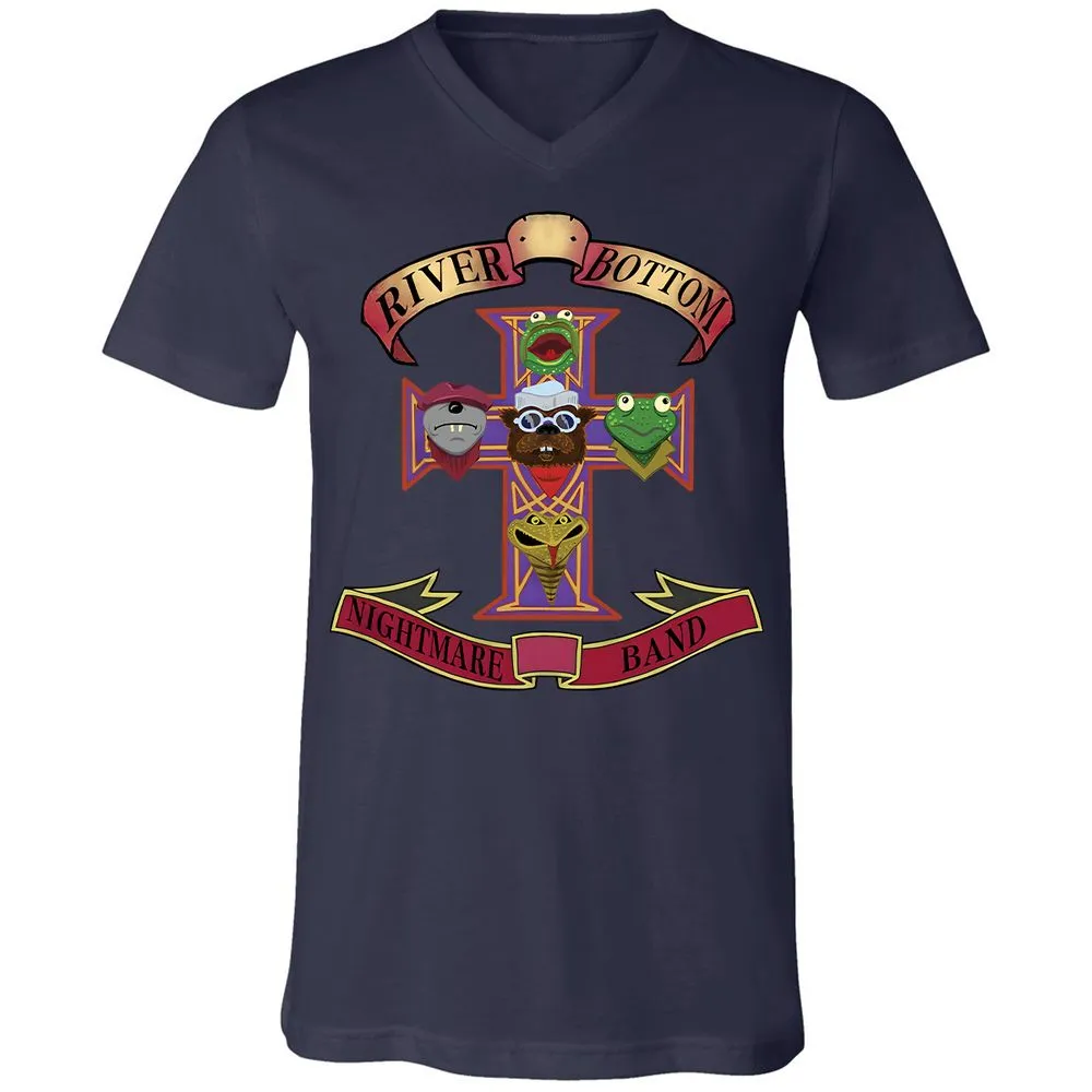 Unisex V-Neck T-Shirt - ZT2HZJ76 - Navy - 2