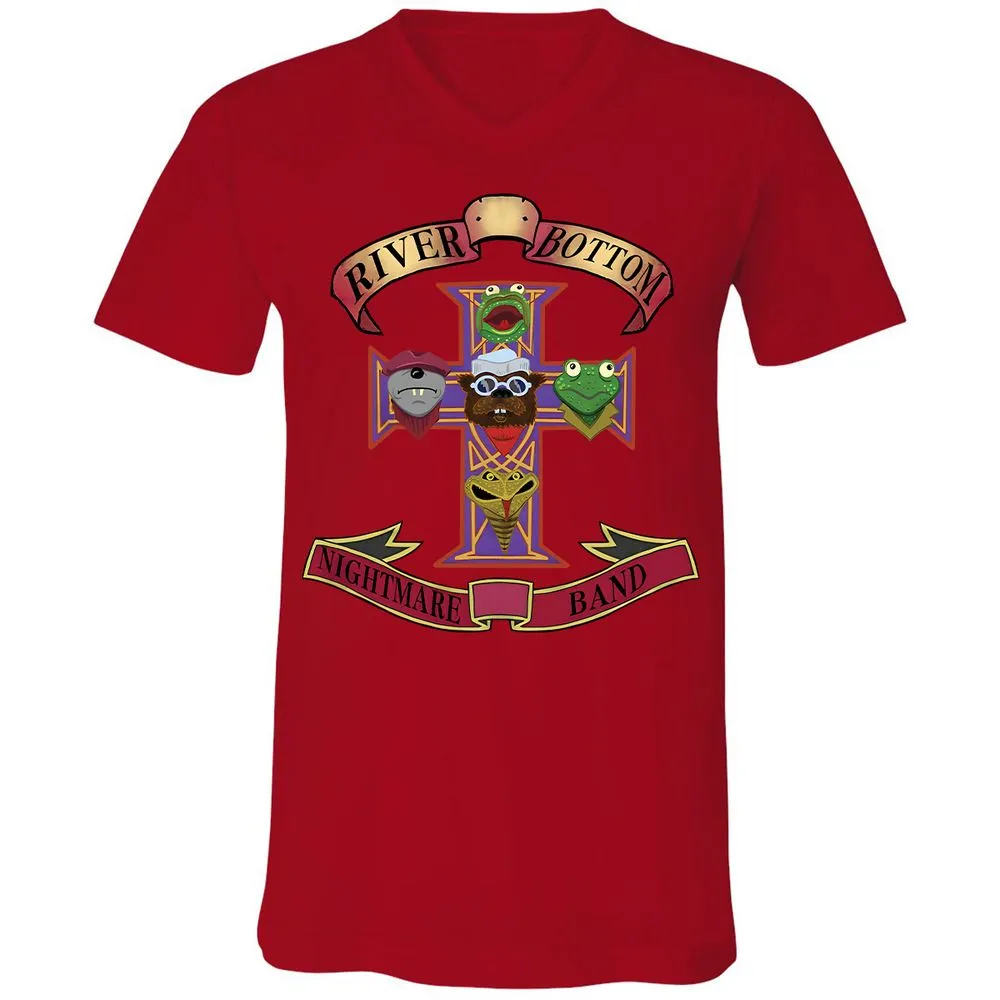 Unisex V-Neck T-Shirt - ZT2HZJ76 - Red - 3