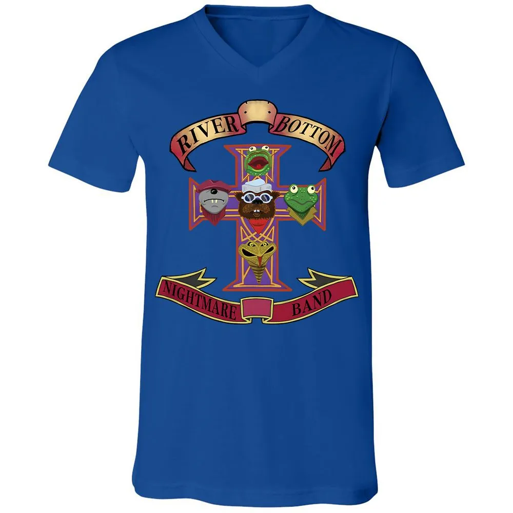 Unisex V-Neck T-Shirt - ZT2HZJ76 - True Royal - 4