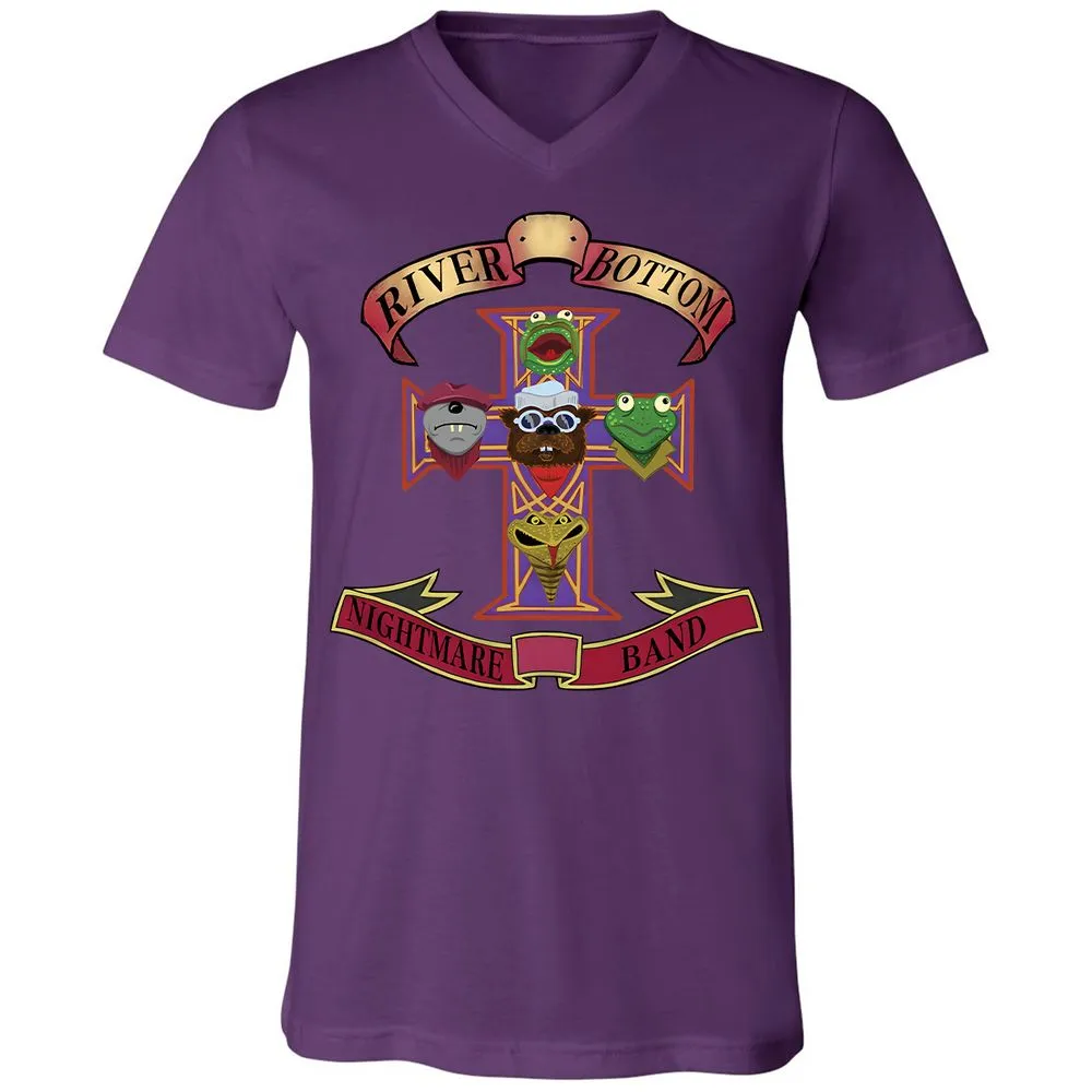 Unisex V-Neck T-Shirt - ZT2HZJ76 - Team Purple - 9