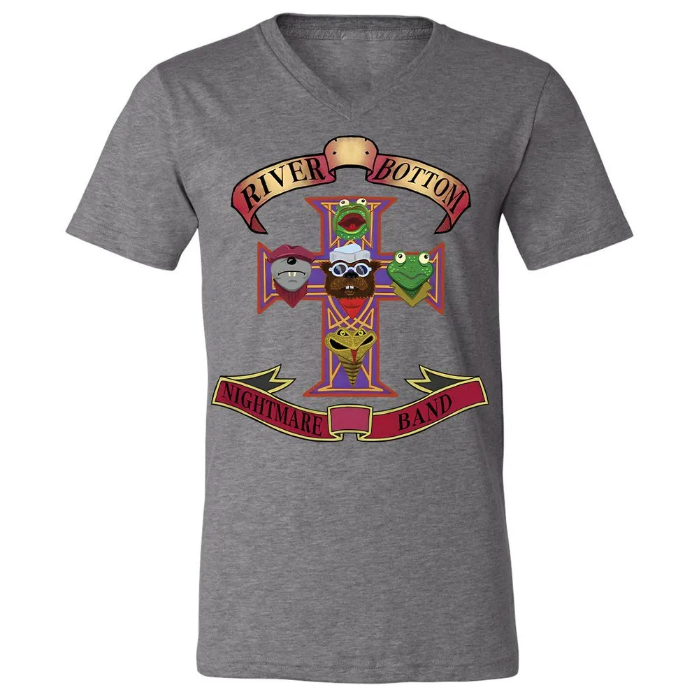 Unisex V-Neck T-Shirt - ZT2HZJ76 - Deep Heather - 13
