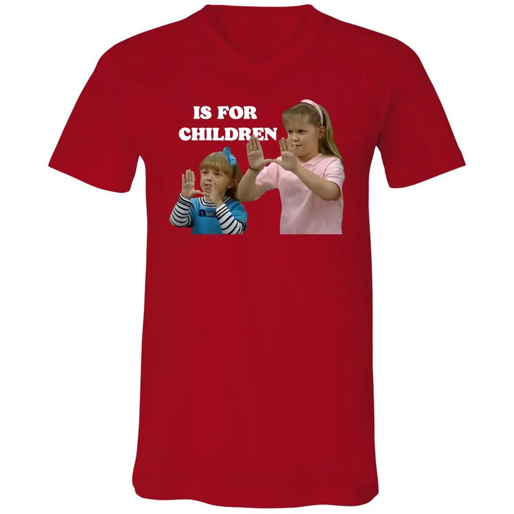 Unisex V-Neck T-Shirt - ZK5693LW - Red - 3