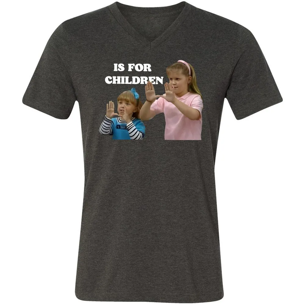 Unisex V-Neck T-Shirt - ZK5693LW - Dark Grey Heather - 8