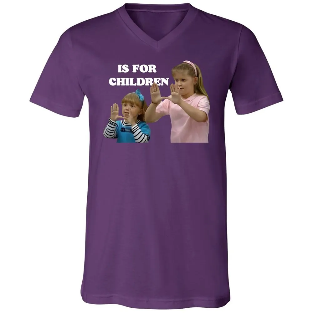 Unisex V-Neck T-Shirt - ZK5693LW - Team Purple - 9