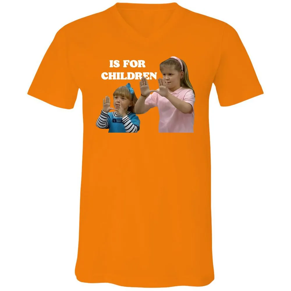 Unisex V-Neck T-Shirt - ZK5693LW - Orange - 11