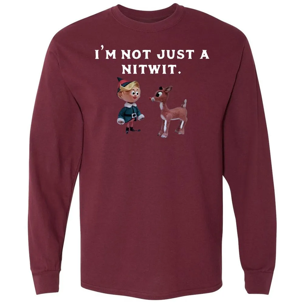 Long Sleeve T-Shirt - C7Q1RBLQ - Maroon - 11