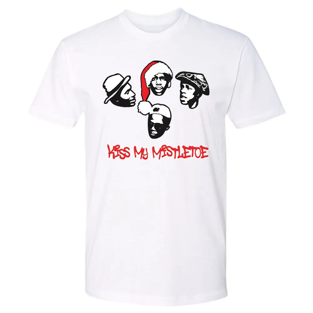 Kiss My Mistletoe Xmas Rap - White - 4