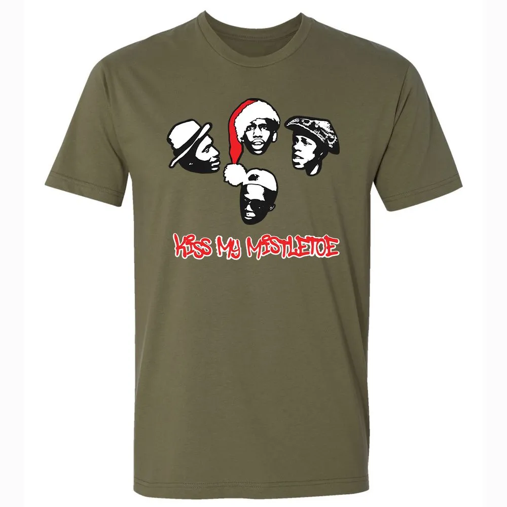 Kiss My Mistletoe Xmas Rap - Military Green - 5