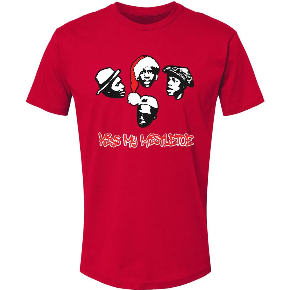 Kiss My Mistletoe Xmas Rap - Red - 6