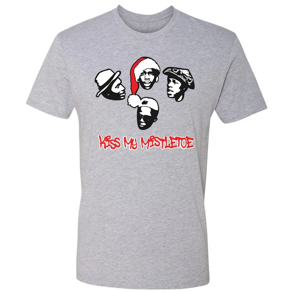 Kiss My Mistletoe Xmas Rap - Heather Grey - 9