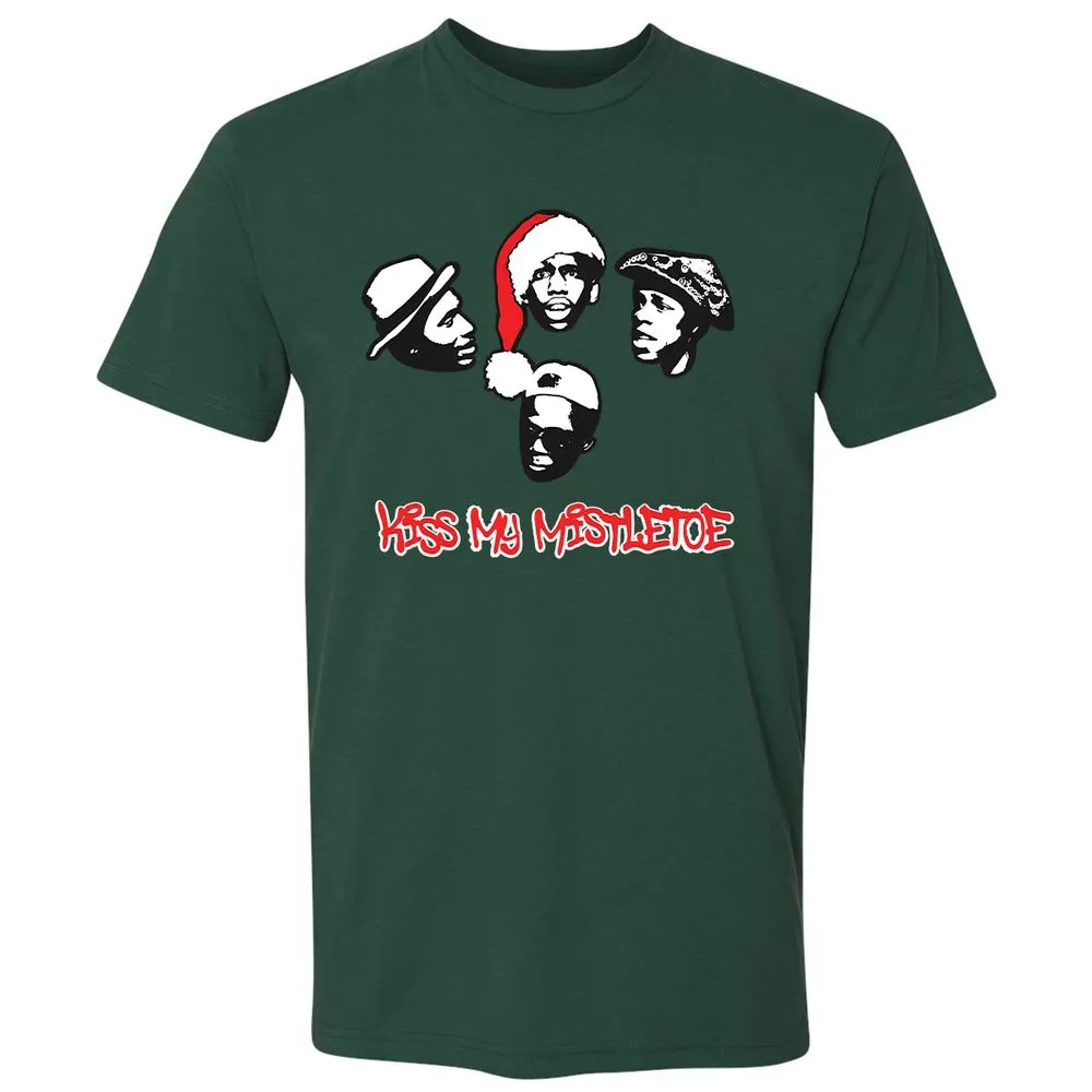 Kiss My Mistletoe Xmas Rap - Forest Green - 13