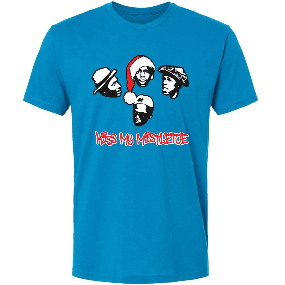 Kiss My Mistletoe Xmas Rap - Turquoise - 16